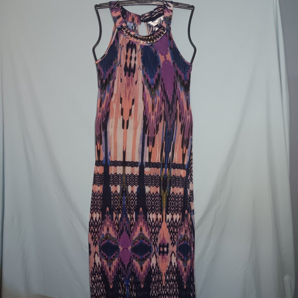 Mlle Gabrielle Multi-Colored Maxi Dress - Size S